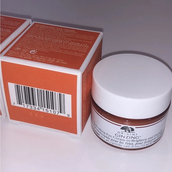 NIB NWT Origins Ginzing Refreshing Eye Cream to Brighten & Depuff for Eyes - Picture 3 of 8
